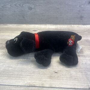 Pound PUPPY Plush 80s Tonka Stuffed Animal 8" Black Vintage